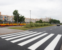 Przejście przed zamontowaniem sygnalizacji świetlnej.