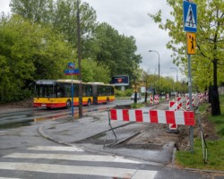 Remont chodnika po południowej stronie ul. Wałbrzyskiej (wzdłuż cmentarza)