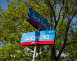 Skrzyżowanie ulic Górczewskiej i Tyszkiewicza.