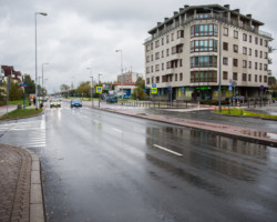 Tak teraz wygląda ulica ul. Roentgena.