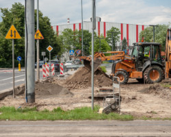 Przebudowa przy Galerii Młociny.