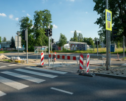 Budowa sygnalizacji świetlnej.