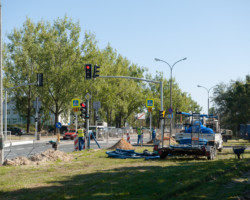 Wymiana oświetlenia na ul. Stryjeńskich.