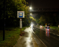 Nowe oświetlenie ulicy Płochocińskiej.