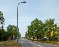 Nowe oświetlenie na ul. Lucerny.