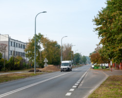 Nowe oświetlenie na ul. Lucerny.