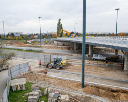 Postępy prac na Przyczółku Grochowskim.