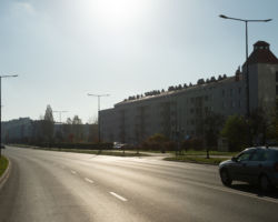 Wymienione oprawy oświetleniowe przy ulicy Stryjeńskich.