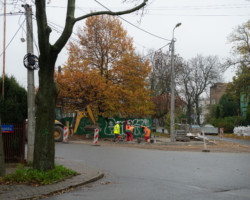 Skrzyżowanie zamieni się w rondo.