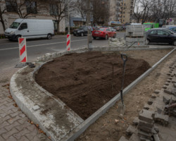 Ulica Międzynarodowa w trakcie zmian.