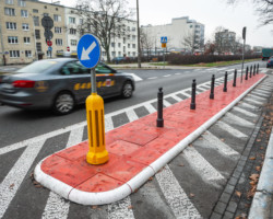 Teraz przejście przy ul. Kasprowicza jest bardziej bezpieczne.