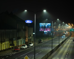 Wymienione oświetlenie przy ul. Płowieckiej.