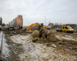 Powstaje nowy parking wzdłuż al. Jerozolimskich.