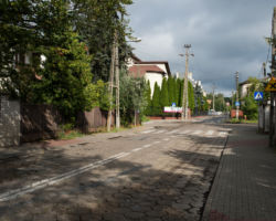 Ulica Skrzyneckiego przed modernizacją.