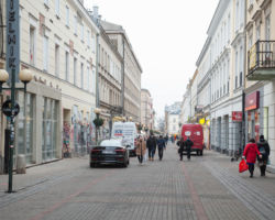 Obecny wygląd ulicy Chmielnej.