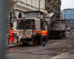 Rozpoczęcie robót na placu Pięciu Rogów.