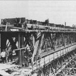 Most pod Cytadelą - archiwalne zdjęcie.