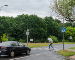 Skrzyżowanie ulic Kondratowicza, Blokowej i Przy Grodzisku.