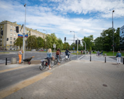 Nowa sygnalizacja świetlna na skrzyżowaniu ulic Wołoskiej i Madalińskiego.