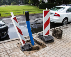 Rozpoczęła się wymiana oświetlenia na pl. Inwalidów.