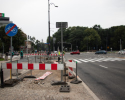 Nowy asfalt został już położony.