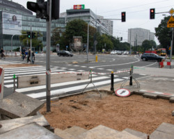 Nowy asfalt został już położony.