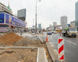 Koniec pierwszego etapu prac na Rondzie Dmowskiego.