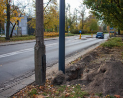 Modernizacja oświetlenia przy ul. Ratuszowej.