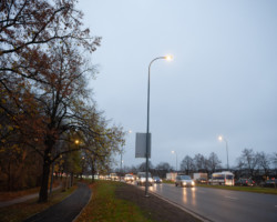 Nowe oświetlenie na ul. Przyczółkowej.