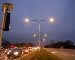 Nowe oświetlenie na ul. Przyczółkowej.