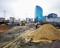 Budowa chodnika i drogi dla rowerów przy