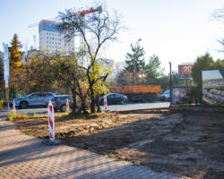 Budowa drogi dla rowerów przy ul. Idzikowskiego.