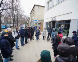 Na Saskiej Kępie zorganizowaliśmy m.in. spacer dla przedsiębiorców.