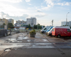 Miejsce, w którym ma powstać park kieszonkowy.