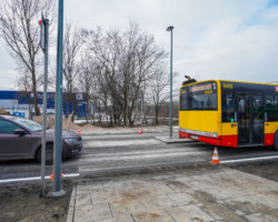 Przejście dla pieszych, ulica Chełmżyńska.