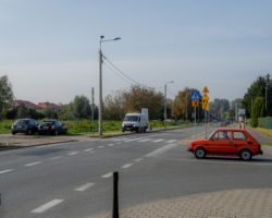 Skrzyżowanie ulic Kadetów i Łasaka.