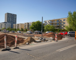 Budowa sygnalizacji świetlnej.