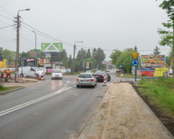Budowa chodnika i drogi dla rowerów, ul. Trakt Lubelski.