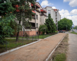 Już niedługo przy ul. Szczęśliwickiej pojawi się nowy chodnik.