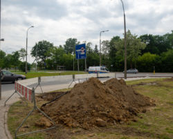 Skrzyżowanie ulic Marywilskiej i Kupieckiej.