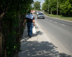 Wyremontowany chodnik przy ul. Instalatorów.