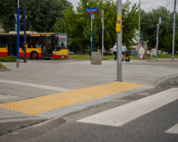 Przejście dla pieszych, ul. Radiowa.