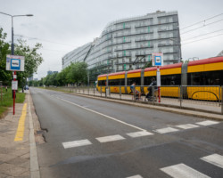 Przejście dla pieszych wyglądało całkowicie inaczej.