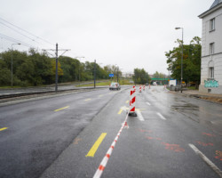 Postępy prac remontu ul. Starzyńskiego.