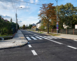 Nowy asfalt ul. Paderewskiego.