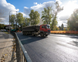 Remont nawierzchni ciągu ulic Saskiej i Egipskiej.