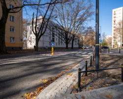 Nowe przejście dla pieszych na ulicy Międzynarodowej.