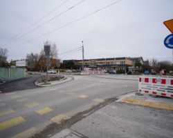 Budowa rond na ul. Kadetów.