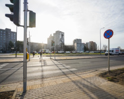 Nowa sygnalizacja świetlna przy ulicy Płaskowickiej.