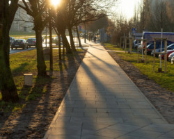 Wyremontowany chodnik na Płaskowickiej